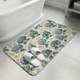 thumbnail image 2 of Front Door Mat 19.7"x31.5", Vintage Hydrangea Floral Non Slip Backing & Low Profile Doormats, Absorbent Muddy Dirt Trapper Door Mats for Front Back Door Entryway Farmhouse Botanical Aesthetic, 2 of 9