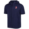 thumbnail image 2 of Men's Levelwear Navy Boston Red Sox Recruit Full-Zip Short Sleeve Hoodie, 2 of 3