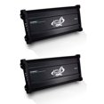 thumbnail image 1 of Lanzar HTG558BT 5 Channel 3000W Car Audio MOSFET Amplifier w/ Bluetooth (2 Pack), 1 of 9