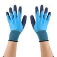 thumbnail image 3 of Guantes 2 Pares De Guantes Protectores De Trabajo De Jardín Agrícola Guantes De Látex Impermeables Antideslizantes, 3 of 7