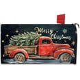 thumbnail image 2 of Merry Christmas Mailbox Cover 21x18 Inch, Christmas Post Letter Box Covers, New Year Holiday Xmas Magnetic Waterproof Mail Wraps for Outdoor Yard Garden Standard Mailbox Decor, 2 of 6
