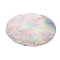 thumbnail image 1 of Living Room Rug, Plaid Round Bedroom Soft Mat Artificial Rugs Washable Rug Plush Fuzzy living Room Furniture Spring Decor Gifts for Housewarming for Dorm Nursery Kids Rug Decor Aesthetic, 31x31IN, 1 of 2
