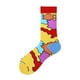 thumbnail image 3 of Calcetines de moda de otoño e invierno para hombres y mujeres, calcetines de patineta con dibujos de animales y rompecabezas de colores, 3 of 5