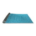thumbnail image 2 of Ahgly Company Indoor Square Oriental Light Blue Industrial Area Rugs, 7' Square, 2 of 4