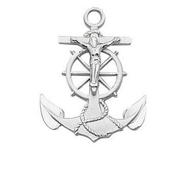 McVan L422 Sterling Silver Anchor Pendant