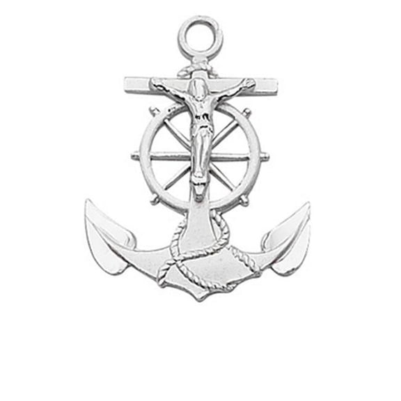 McVan L422 Sterling Silver Anchor Pendant