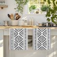 thumbnail image 4 of Black Boho Kitchen Towels Set of 3, Vintage Southwestern Geometric Stripes Absorbent Dish Towels for Kitchen, Microfiber Hand Towel, Quick Drying Tea Towel for Cleaning Decorative Dishcloths, 4 of 7