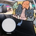 thumbnail image 3 of ZUXONGSY Car Seat Cover Towel Funny Cat Print Cars Seat Towel Covers Absorbent Auto Front Seat Covers for After Gym Workout, Running, Beach Sports, 3 of 8
