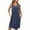 Blue1, variant on Jalioing Womens Striped Nightgown Loose Flowy Sleeveless Sleep Dress Pleated Scoop Neck Pajama Shirts with Pocket