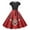 Red, variant on TJAZFJPA Women Long Sleeve Dress Women's Christmas Elegant Knee Length Sleeveless Party Dress White Prom Dress Midi Dress