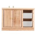 thumbnail image 3 of Muebles en miniatura Fregadero de cocina realista, mini casa de muñecas 1:12 Accesorios de casa de muñecas de madera Muebles de cocina en miniatura para casa de muñecas Tecnología avanzada, 3 of 8