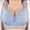 Blue, variant on Azrian Full Figure Womens Plus Size Bras,Women's Plus Size Bra,Casual Lace Front Button Shaping Cup Shoulder Strap Underwire Bra Plus Size Extra-Elastic Wirefree
