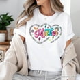 thumbnail image 5 of Inspiring Words for Mothers Heart T-Shirt, White Colorful Tee for Strong Women, 5 of 6