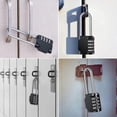thumbnail image 5 of Combination Padlock Heavy Duty Lock - Weatherproof Padlock, Resettable Lock, 2.5inch Long Shackle 4-Digit Zinc Alloy Combination Lock for Shed Fence G, 5 of 5