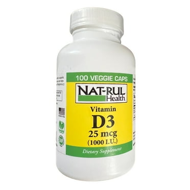 Natrul Health Vitamin D 1000 Iu Tablets - 100 Ea, 2 Pack