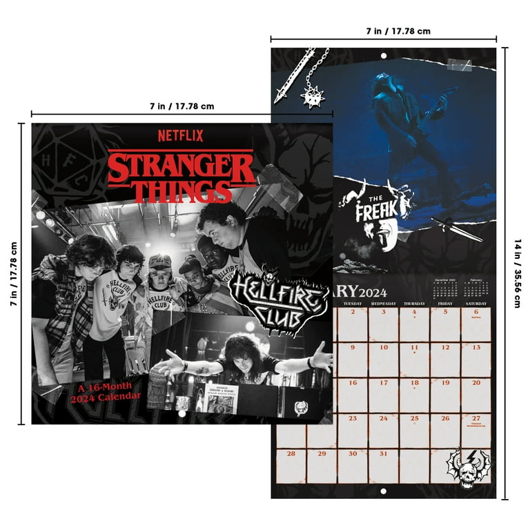 Stranger Things 2025 Calendar nedi marilee