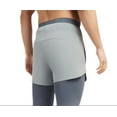 thumbnail image 2 of LNDR Men's Marl Drawstring Stretchy Run Shorts, Grey, X-Large, 2 of 2