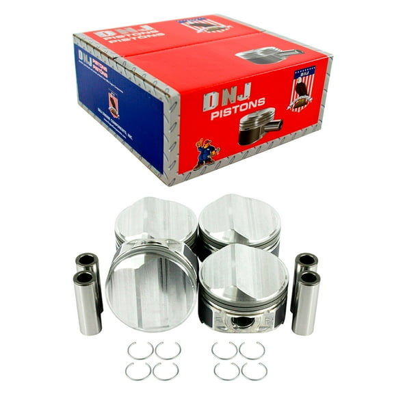 DNJ P164 Standard Complete Piston Set Fits Cars & Trucks 03-09 Chrysler Dodge Neon 2.4L DOHC