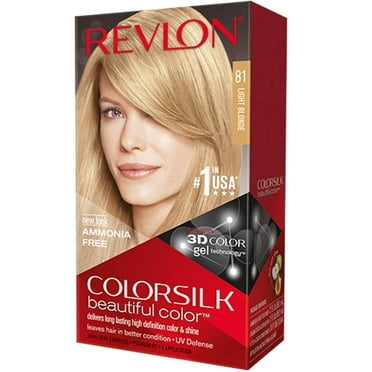 Revlon Colorsilk Beautiful Color, 81 Light Blonde1 Kit (Pack Of 4)