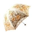 thumbnail image 6 of Double Layer Embroidered Lace Umbrella Three Folding Anti-uv Windproof, 6 of 7