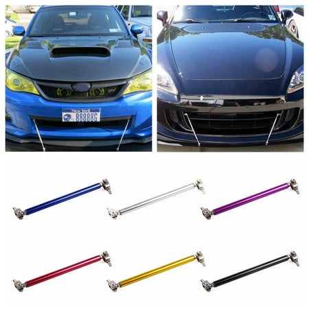 2PCS 8.5cm Adjustable Front/Rear Wind Splitter Frame Bumper Protector Rod Support