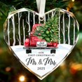 thumbnail image 1 of Adorno de boda THDZS First Christmas Mr & Mrs 2025, 1 of 6