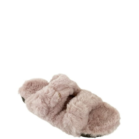 Secret Treasures Women's Luxe Two-Band Slippers