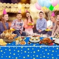 thumbnail image 4 of GFHFHITJ Patriotic Tablecloth, 108×54 Inch Plastic Table Cover for 4th of July Independence Day, Waterproof Stars Tablecloth for Patriotic Themed Party Supplies, 4 of 6