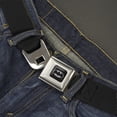 thumbnail image 2 of DC Comics Seatbelt Buckle Belt, Batman Black Silver Black Logo, 34 to 52 Inches, 2 of 9