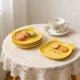thumbnail image 4 of Home Use Themed Serving Plates Dining Table Food Tray Dormitory Trash Tray Small Desktop Storage Tray, 4 of 6