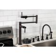 thumbnail image 3 of Kingston Brass KS4705DL Concord Deck Mount Pot Filler Faucet, Oil Rubbed Bronze, 3 of 8