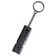 thumbnail image 1 of Silbatos de supervivencia Sunnimix acero inoxidable doble tubo negro Silbato de seguridad portátil, 1 of 8