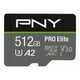 thumbnail image 3 of Tarjeta de memoria PNY PRO Elite microSDXC 512GB Class 10 U3 V30, 3 of 6