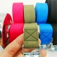 thumbnail image 4 of 4M Cargo Straps With Buckle Tie-Down Belt For Motorcycle Car Bicycle Metal Tow Rope Strong Ratchet Fixing Belt For Lugga Bag, 4 of 7