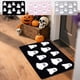 thumbnail image 1 of Alfombra de Baño Antideslizante con Diseño de Calabaza de Halloween, Suave Como La Franela | Negra | 50 Cm X 80 Cm | Estilo Festivo Moderno | 300 G, 1 of 6