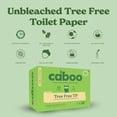 thumbnail image 4 of Papel higiénico Caboo Tree Free, sin blanquear, 2 capas, 12 rollos dobles, 4 of 7