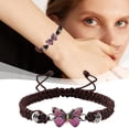 thumbnail image 2 of Butterfly Bracelets For Teen Girls Adjustable String Butterfly Bracelets For Women Cute Butterfly Charm Bracelets, 2 of 9