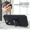 thumbnail image 6 of Wireless PROTECH Case Compatible with Apple iPhone 15 Phone (Screen Size 6.1 ) Ring Kickstand Magnetic Car Mount, PC and TPU Impact-Resistant Protective Case (Black), 6 of 6