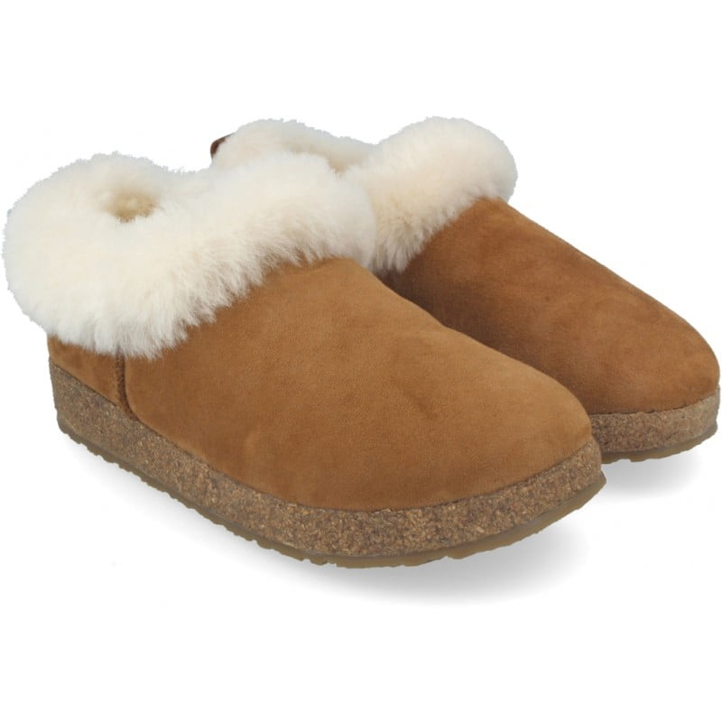 HAFLINGER Unisex Iceland Clog Slippers Chestnut 7140081582