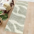 thumbnail image 2 of FairOnly 2'x6' Beige Washable Runner Rugs for Hallway Abstract Ocean Print Rug Runner Rugs Laundry Entryway Modern Low Pile Rug for Kitchen, 2 of 7
