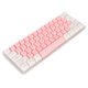 thumbnail image 1 of Teclado para juegos con cable 60%, mini teclado rgb con 6 efectos de retroiluminaciónica, teclado compacto de 61 teclas, 1 of 7