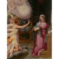 thumbnail image 2 of Peter Candid 12x14 Black Ornate Wood Framed Double Matted Museum Art Print Titled: The Annunciation (ca. 1585), 2 of 5