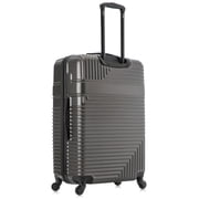 InUSA Resilience 3-Piece Hardside Luggage Sets with Spinner Wheels, Handle, Trolley, (20/24/28), Charcoal