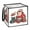 In Christmas, variant on Home Organizer Foldable Fabric Storage Bin With Handle Santa Claus Rides A Reindeer