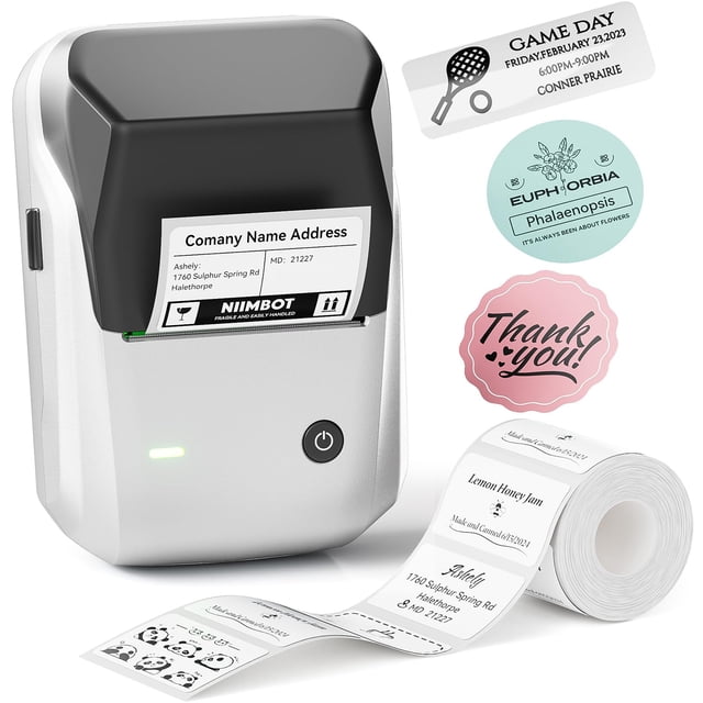 Impresora térmica Label Maker NIIMBOT B1 con cinta adhesiva de 2 x 3 cm