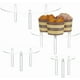 thumbnail image 1 of Soporte acrílico transparente de 4 niveles para cupcakes, torre de postres, elevadores acrílicos redondos para cupcakes., 1 of 5