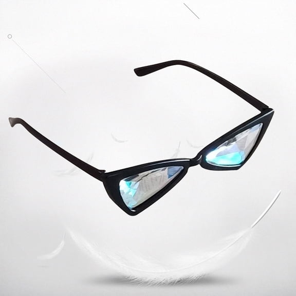 FOMIYES Back to School 1Set Cat Eye Sunglasses Eye Glasses for Women Fashion-forward Designs Anti-UV Black 6.3*4.7*2.0in