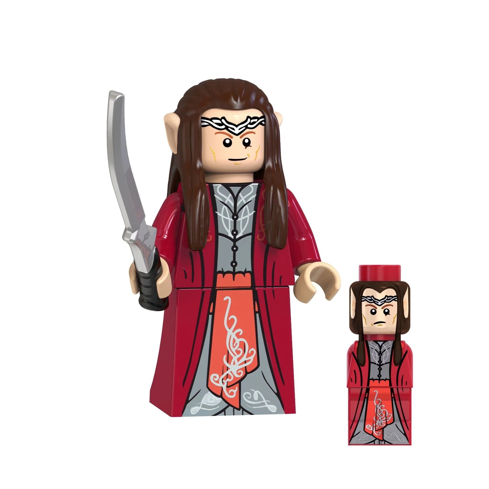 8 Pcs Lord  Action Figures Building Blocks Toys Set, Collectible 1.77 Inchs Minifigures Building Kits Awesome Gift for Kids Fans of the Rings Building Toys