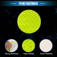 thumbnail image 4 of 10 Pcs Reflective Stickers, 1.97" OD Round Shape Safety Tape Reflector Universal for Cars Trucks Trailers Waterproof PET Fluorescent Yellow, 4 of 7