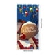 thumbnail image 3 of Cortina de puerta navideña con bandera para exteriores, decoración de fondo de Papá Noel y cachorro, tela de poliéster para colgar., 3 of 5